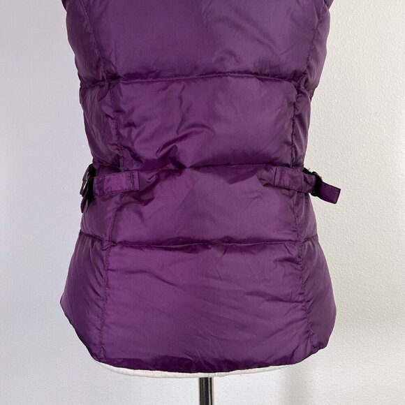 Eddie Bauer NWT Premium Quality Goose Down Vest Women's XS Purple Puffer - Picture 8 of 14